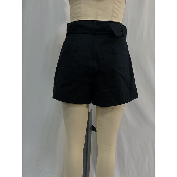 Simkhai 'Lizette' Black Belted Utilitarian Mini Skort Size 0 - Picture 3 of 5
